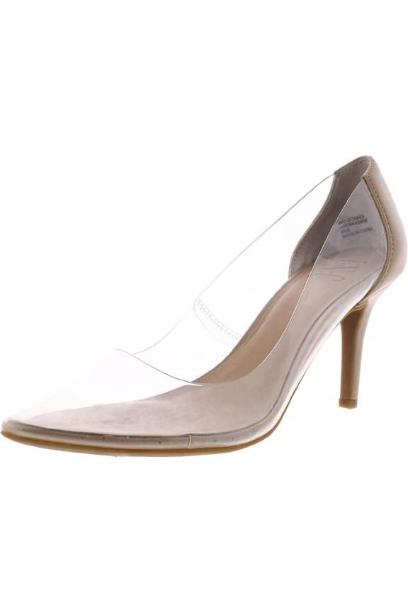 Womens Vinyl Dressy Pumps