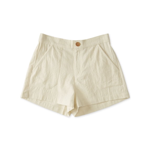 INC Womens White Pocketed Pull-on High Waist Shorts Size: M