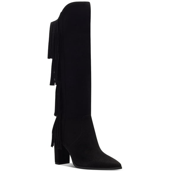 INC Womens Yomesa Fringe Pointed toe Knee-High Boots