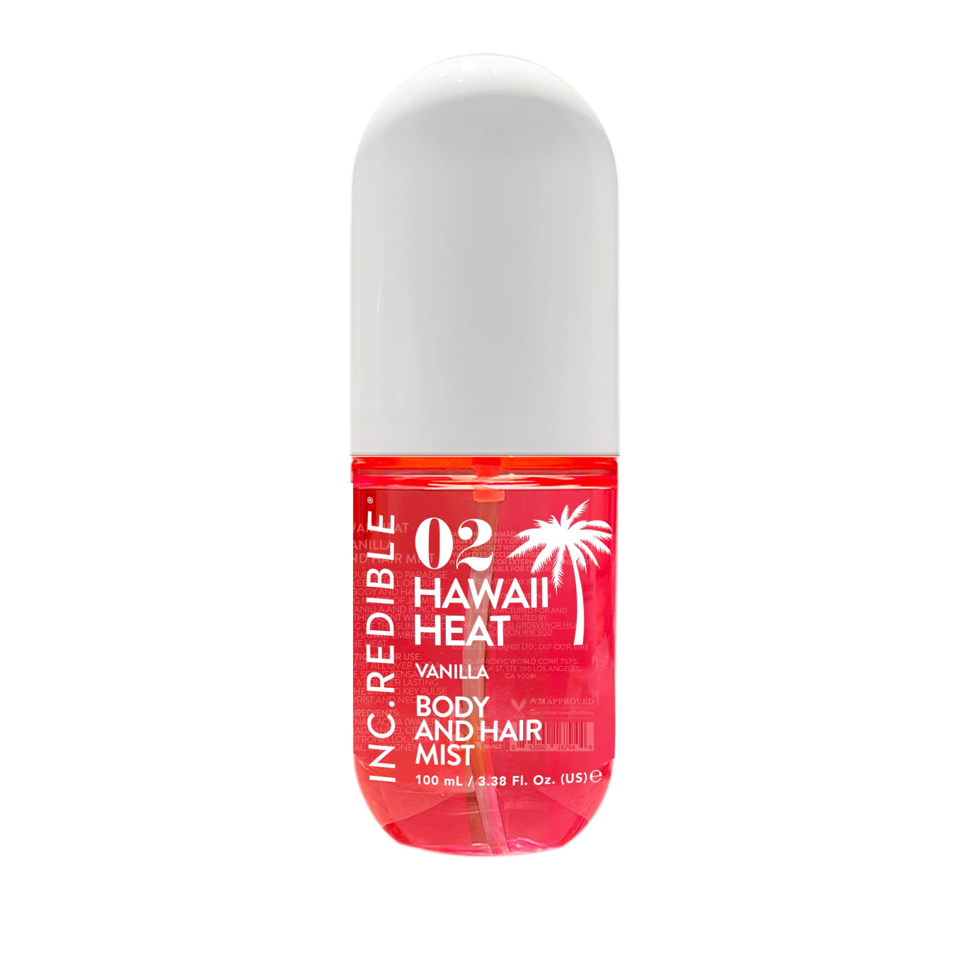 INC.redible Body and Hair Mist, Hawaiian Heat, 100ml