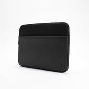 Incase A.R.C. Sleeve with ReSpun 100% Recycled Polyester - 13" & 14" MacBook/Laptop & iPad/Tablet Case - Cushioned Faux Fur Lining, External Zippered Slip Pocket - Black