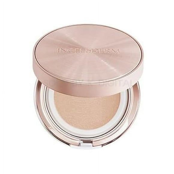 INCELLDERM RADIANSOME Korean Skin Care Ampoule Foundation Cushion Natural Coverage Makeup Moisturizing For All type Coverage SPF50+ PA++++ (Sensitive, Oily, Combination Skin) 21. Light Beige + Refill