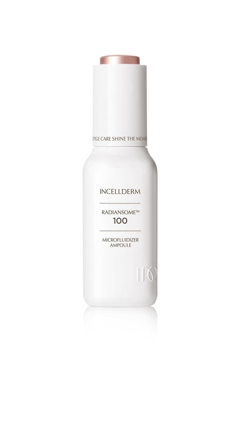 INCELLDERM Radiansome 100 Microfluidizer Ampoule, Brightening & Wrinkle improvement Ampoule, K-Beauty Skin Care - 30ml / 1.01 fl oz.