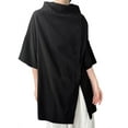 thumbnail image 1 of INCERUN Men's Half Sleeve Split Hem Shirts Hip Hop Streetwear Oversized Tops, 1 of 11