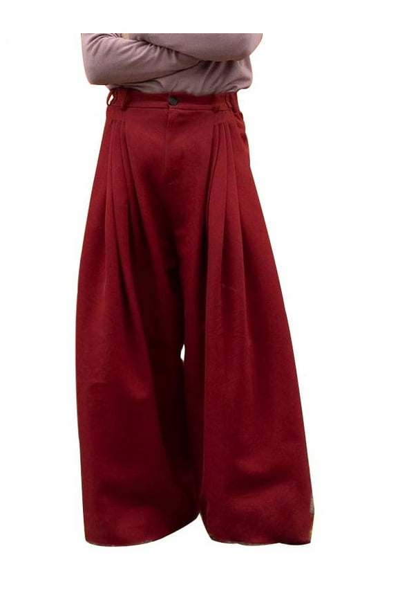 Men's Wide Leg Pants High Waist Casual Baggy Trousers