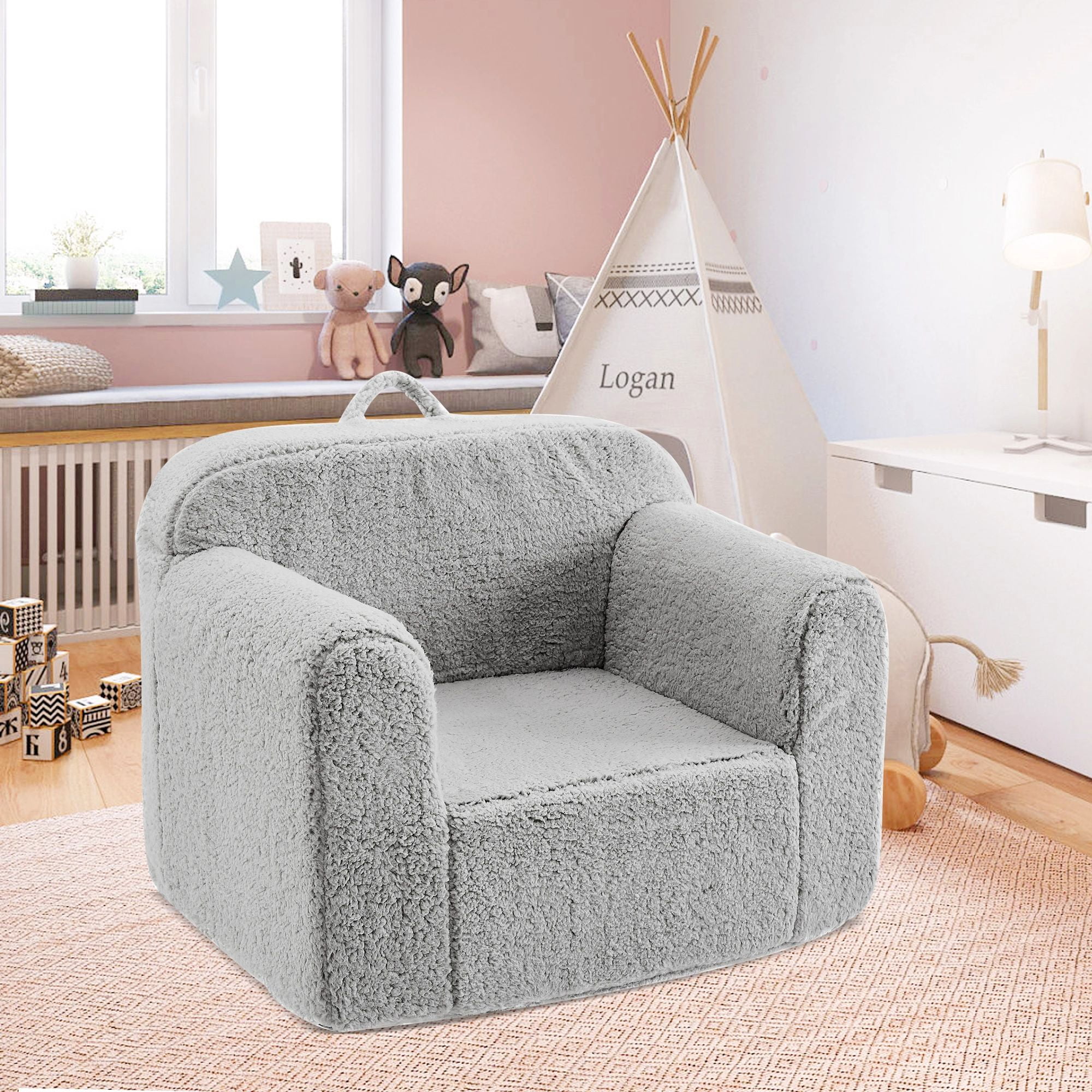 Light Pink Anywhere Chair®, Kids Armchair