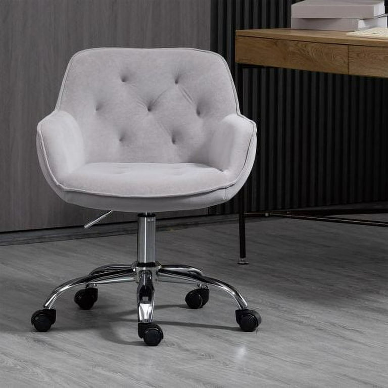INCLAKE Velvet Office Chair Modern Home Office Chair Velvet
