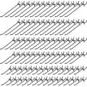 INCLY 120 pack Steel Pegboard Hooks, 4/6/8 inch Peg Board Shelving Hooks Accessories, Fit 1/8" & 1/4" Pegboard for Garage