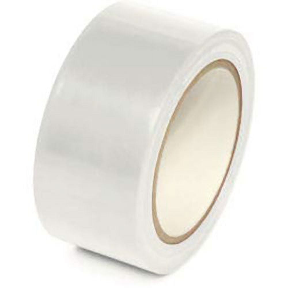 INCOM PST213 Floor Marking Aisle Tape, White, 2"W x 108'L Roll