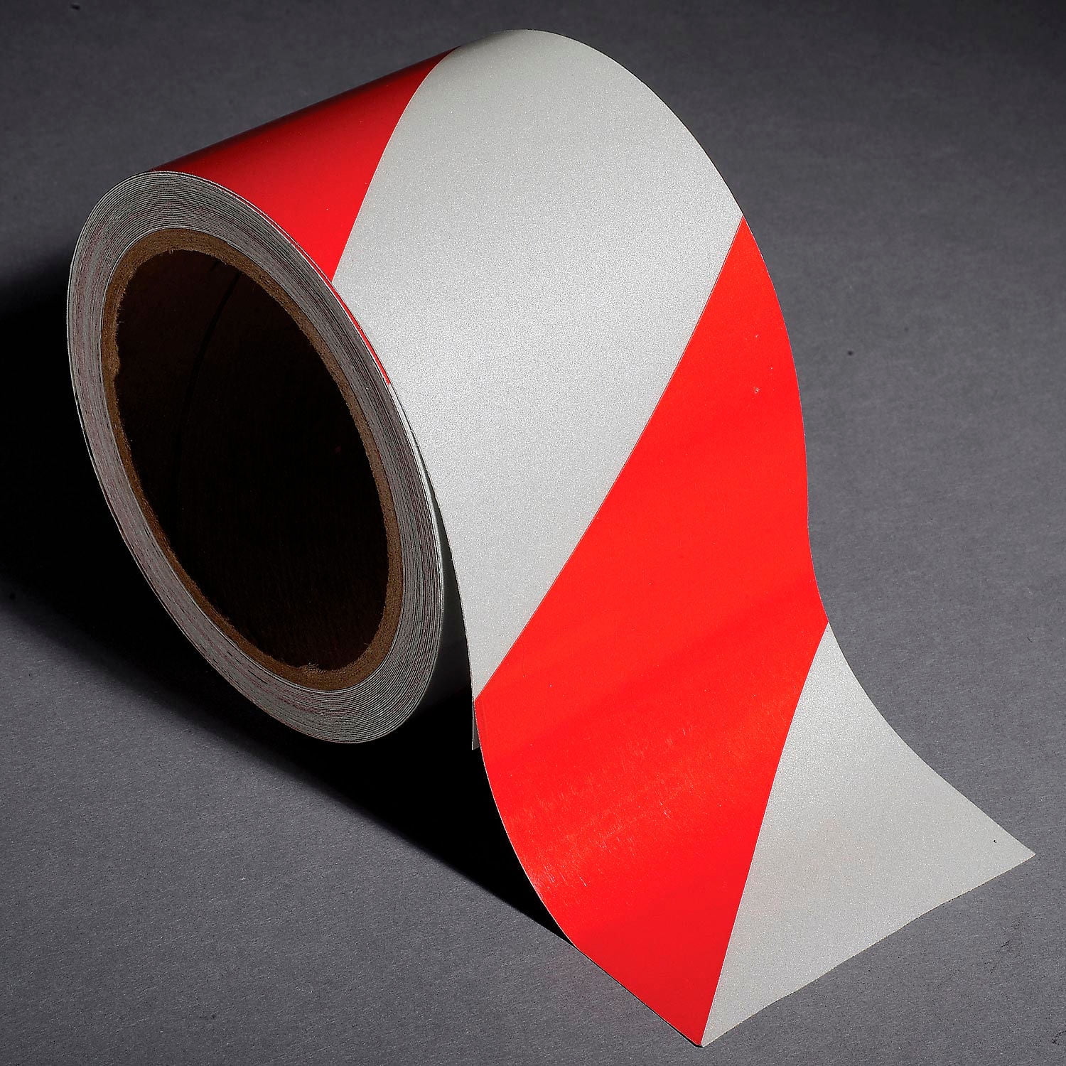 Red Incom INCOM Safety Tape Reflective Striped Red/White 3