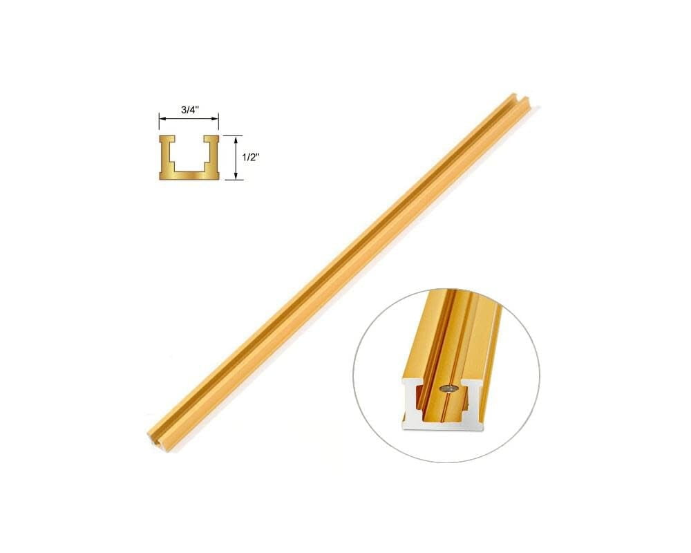 INCRA Build-It System 36" T-Track for Woodworking Jigs & Fixtures