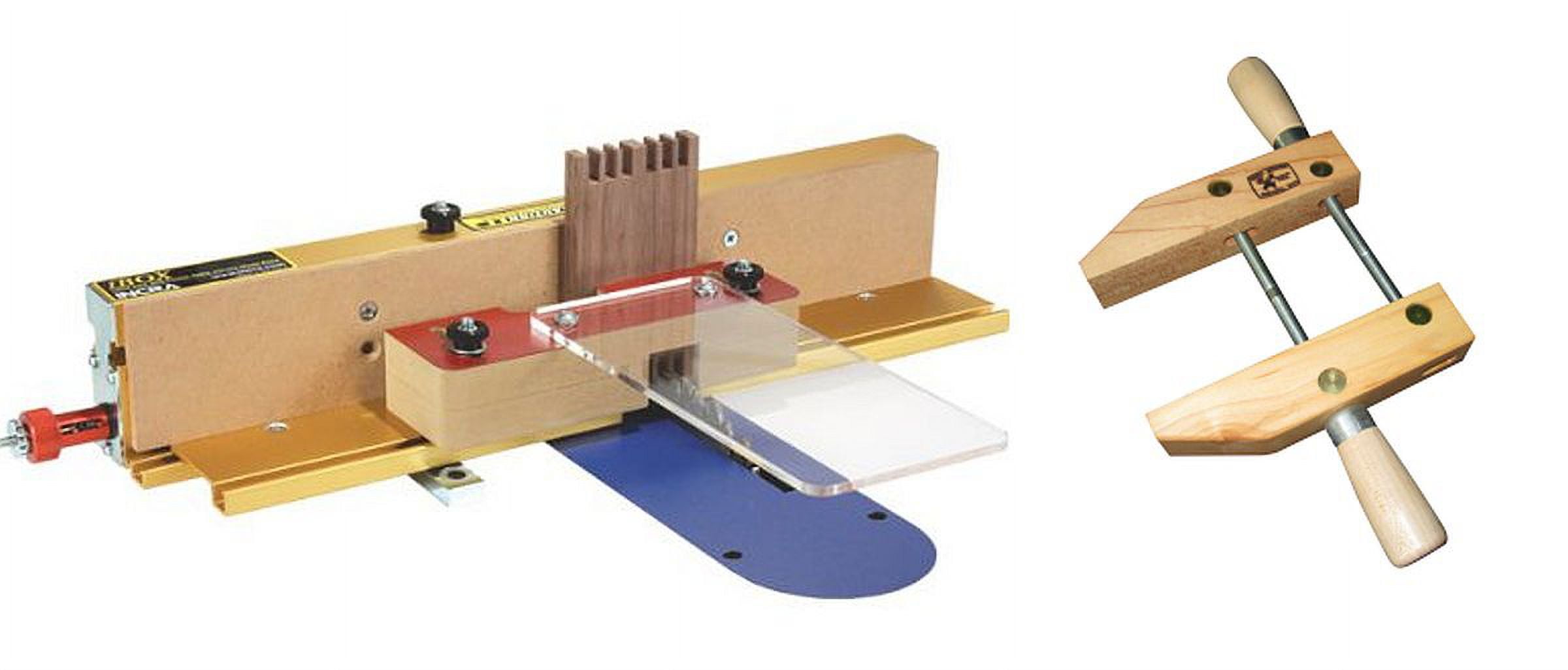 INCRA IBOX Wood Box and Finger Joints Router / Saw Jig w/6" Hand Screw Clamp