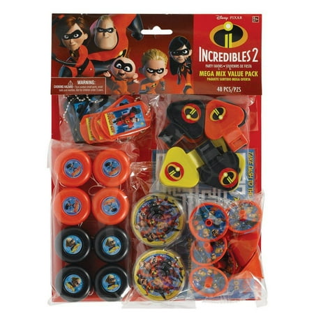 INCREDIBLES 2 Favor Pack (48 Pieces)