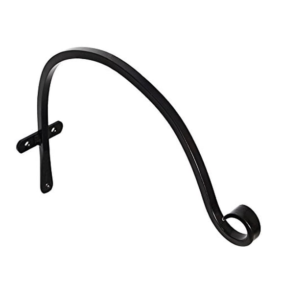 INCREDIBLY STURDY, IRON HANGER FOR HEAVY DUTY DOODADS, Elegant Hook/Bracket for Hanging Wind Chimes, Plants, Wind Spinners, & Bird Feeders, Easy Enhancements to Indoor & Outdoor Dcor