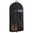 thumbnail image 1 of INCTUO 43" Travel Garment Bag with Accessories Zipper Pocket, Heavy Duty Suit Bag for Suits, Tuxedos, Dresses, Coats, 1 pack, 1 of 8