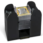 INCTUO Automatic Card Shuffler 2/1/4/6 Deck, Playing Card Shuffler Electric for Poker, UNO, Home Card Game, Texas Hold'em, Blackjack