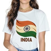 INDIA Flag Vintage Flag INDIA T-Shirt