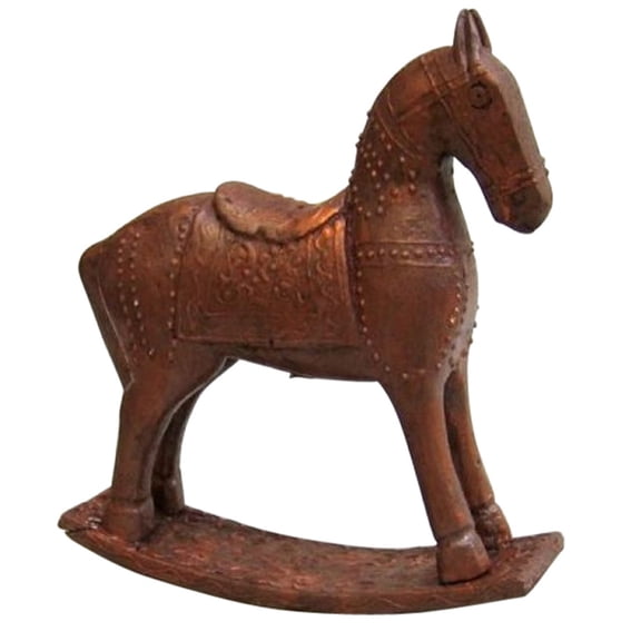 INDIA OVERSEAS TRADING CORP Wooden Rocking Horse - 24"