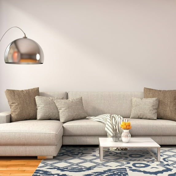 INDIGO PATCHWORK 8X10'AREA RUG