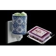 thumbnail image 1 of INDIGO PORCELAIN Pluggable Fragrance Warmer Gift Set with Courtneys Wax Melt - MAHOGANY-TEAKWOOD, 1 of 1