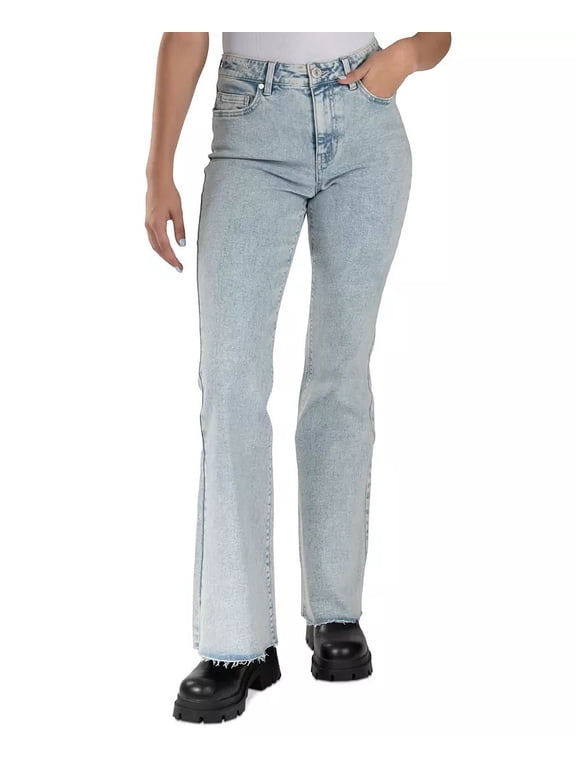 Juniors Super High-Rise Wide Leg Jeans, 7/27