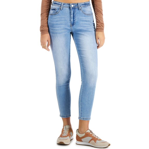 INDIGO SAINTS Womens Skinny Ankle Jeans