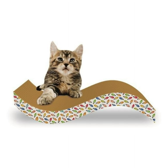 INDIPETS 10007 Shallow Wave Cat Scratcher