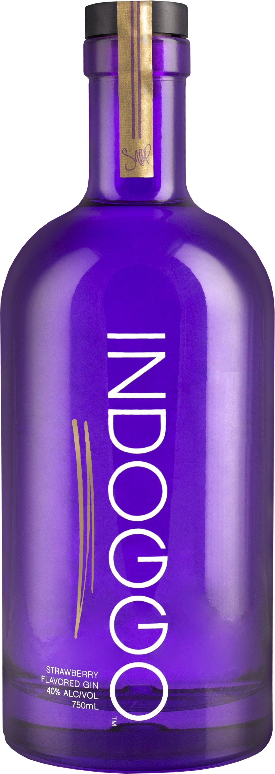 INDOGGO Strawberry Gin, Gluten Free, Sugar Free, 750ml Glass