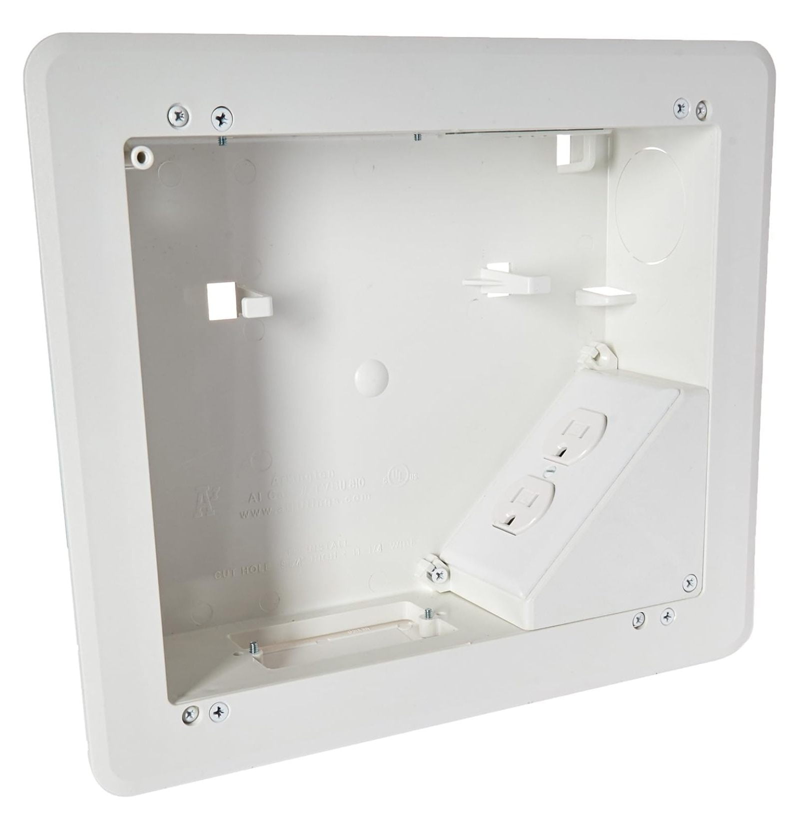 INDUSTRIES TVB810 2477659 4-Gang Recessed Tv Box for Power and Low ...