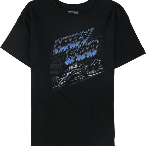 Indy 500 Boys Phantom Graphic T-Shirt, Black, Big Kids (8-20), S