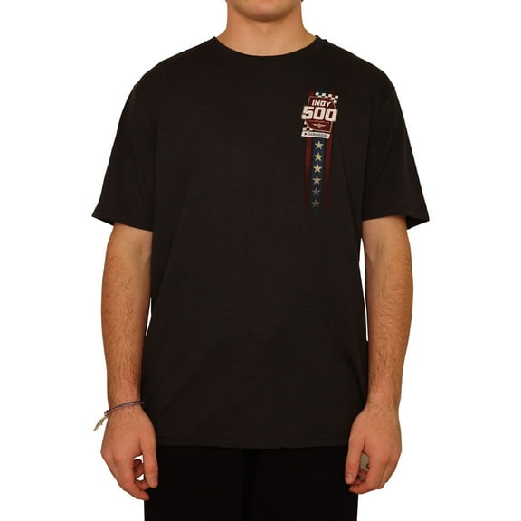 Indy 500 Mens Americana Graphic T-Shirt, Black, XXX-Large
