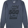 thumbnail image 1 of Indy 500 Mens Heathered Logo Graphic T-Shirt, Blue, Medium, 1 of 1