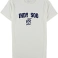 thumbnail image 1 of Indy 500 Mens Logo Print Graphic T-Shirt, White, Small, 1 of 1