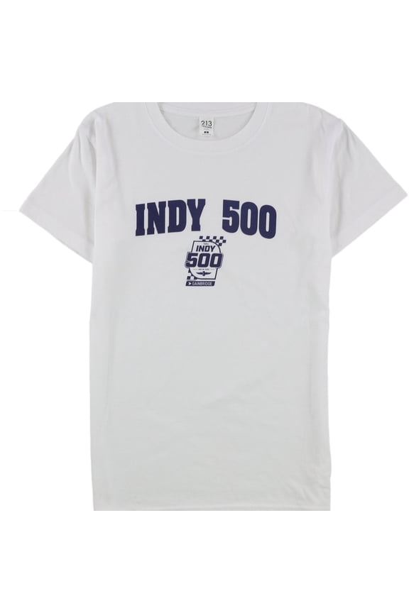 Mens Logo Print Graphic T-Shirt, White, Small