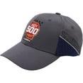 thumbnail image 1 of Indy 500 Mens Textured Baseball Cap, Grey, One Size, 1 of 3