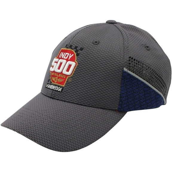 Indy 500 Mens Textured Limited Edition Baseball Cap, Grey, One Size