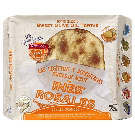 Ines Rosales Tortas - Seville Oranges Olive Oil - Case Of 10 - 6.34 Oz