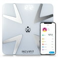 thumbnail image 1 of INEVIFIT Smart Body Fat Scale with Bluetooth and Free Tracking INEVIFIT APP - White, 1 of 7