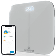 thumbnail image 1 of INEVIFIT Smart Premium Bathroom Scale with Bluetooth and Free Tracking INEVIFIT APP - Silver, 1 of 7