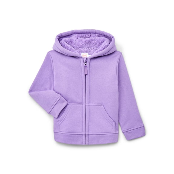 Wonder Nation Toddler Fleece Zip Hoodie, Size 12M-5T