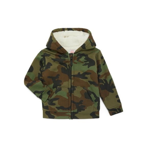 Wonder Nation Toddler Fleece Zip Hoodie, Size 12M-5T