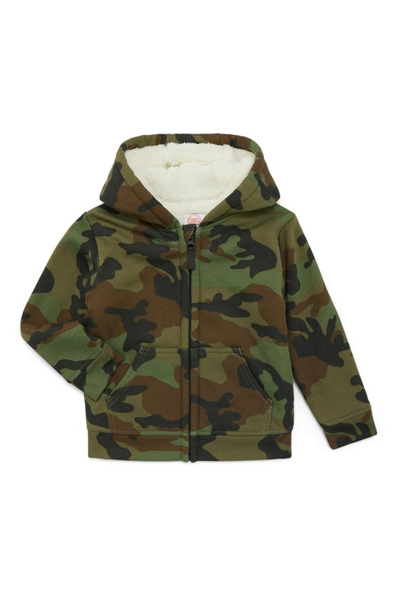 Toddler Fleece Zip Hoodie, Size 12M-5T