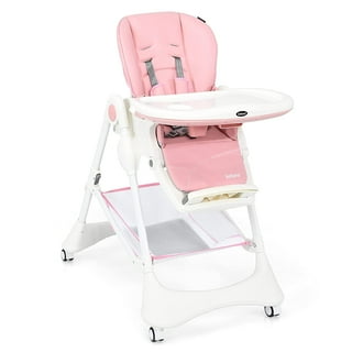 Pink feeding best sale chair