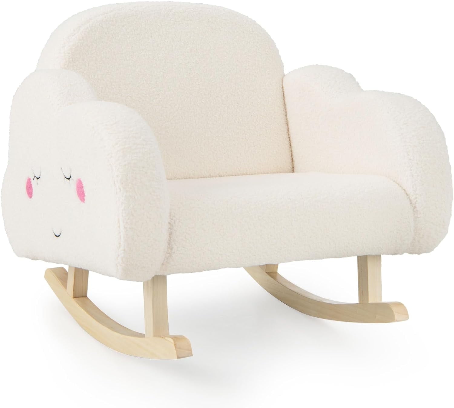 OLAKIDS Kids Sofa, Toddler Rocking Chair with Solid Wooden Frame, Anti ...