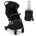 thumbnail image 1 of INFANS Travel Stroller, Lightweight Compact Baby Stroller for Airplane with One-Hand Fold, Multi-Position Recline, Canopy, 4 Wheel Suspension, Storage Basket, 1 of 9