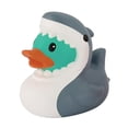thumbnail image 1 of Infantino Fun Time Duck Baby Bath Toy, Squeezable Floating Duck, BPA-Free, Infant & Toddler Bath Toy, Shark, 1 of 9