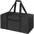 thumbnail image 1 of INFANZIA 24" Sports Duffle Bag - 53L Travel Duffel Tote Bag with Upgrade for Weekender Sports, Gym,, Durable & Water Resistant, Black, 1 of 9
