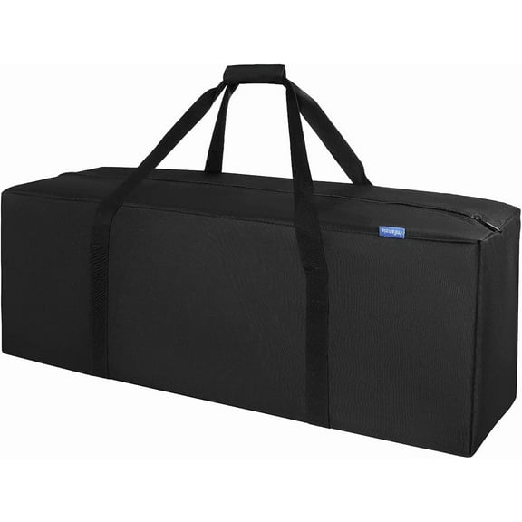 INFANZIA 36" Sports Duffle Bag - 100L Large Travel Duffel Luggage Bag with Upgrade Zipper, Durable & Water Resistant, Black