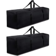 INFANZIA 47" Sports Duffle Bag -2PCS 197L Extra Large Travel Duffel Luggage Bag with Upgrade Zipper, Durable & Water Resistant, Black