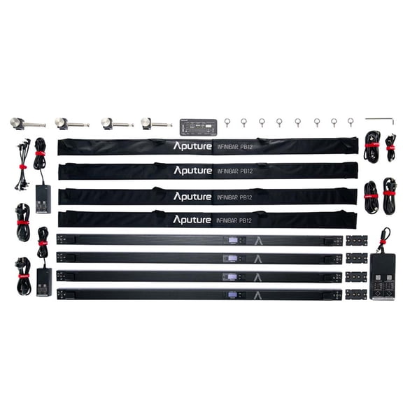 Aputure INFINIBAR PB12 4' RGBWW LED Pixel Bar 4-Light Kit